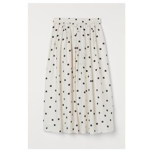 Airy Polka Dot Skirt